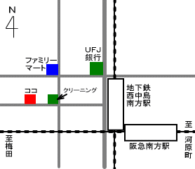 新大阪 インド料理　カジャナ の地図