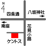 京都ケントスの地図