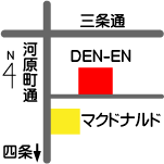 DEN-EN デンエンの地図